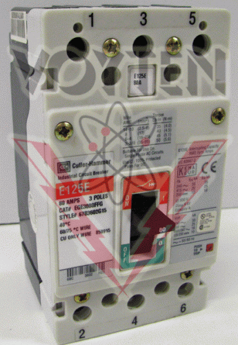 EGE3080FFG Circuit Breaker by Eaton, Cutler Hammer or Westinghouse