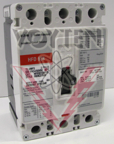 HFD3015BP10 Circuit Breaker by Eaton, Cutler Hammer or Westinghouse