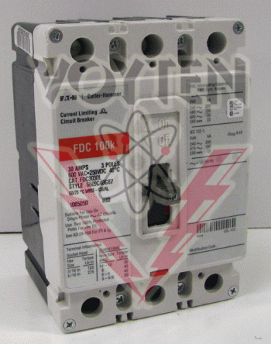 FDC3030L Circuit Breaker by Eaton, Cutler Hammer or Westinghouse