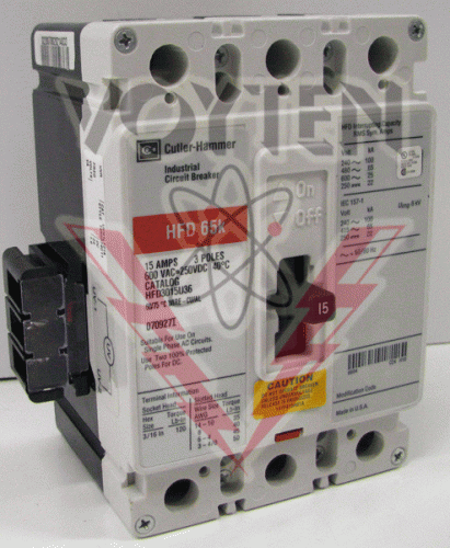 HFD3015U36 Circuit Breaker by Eaton, Cutler Hammer or Westinghouse