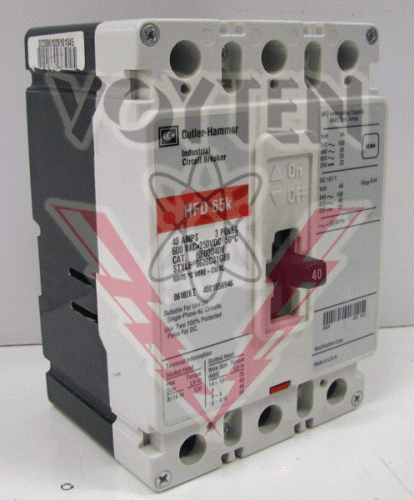 HFD3040V Circuit Breaker by Eaton, Cutler Hammer or Westinghouse