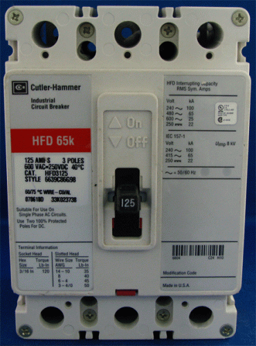 HFD3125 Circuit Breaker