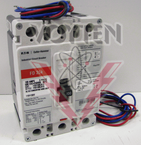 FD3100LA13 Circuit Breaker by Eaton, Cutler Hammer or Westinghouse