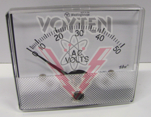 606B928A18 Voltmeter by Eaton, Cutler Hammer, and Westinghouse