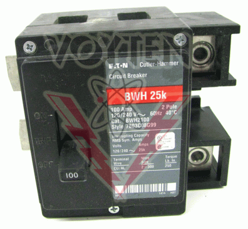 BWH2100 Circuit Breaker by Eaton, Cutler Hammer or Westinghouse