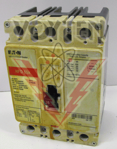 HFD3035J01 Circuit Breaker by Eaton, Cutler Hammer or Westinghouse