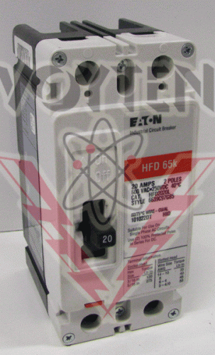 HFD2020L Circuit Breaker by Eaton, Cutler Hammer or Westinghouse