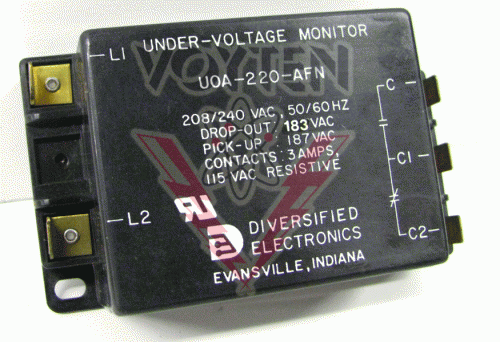 UOA-220-AFN Under Voltage Monitor by Diversified Electronics