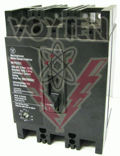 MCP0322C Circuit Breaker by Eaton, Cutler Hammer or Westinghouse