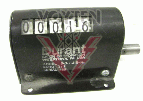 5-D-7-3-R-CL Digital Counter by Durant