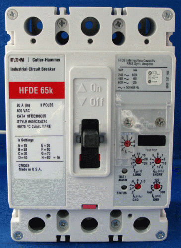 HFDE308035 w/ Ir 15-80 Trip Unit Circuit Breaker
