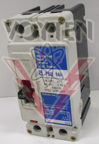 FDB2150 Circuit Breaker by Eaton, Cutler Hammer or Westinghouse