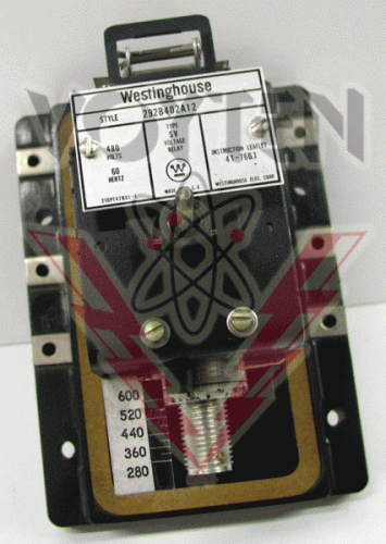 292B402A12 Relay by Eaton, Cutler Hammer, and Westinghouse