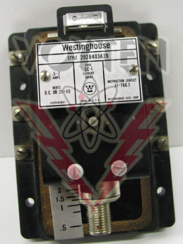 292B403A28 Relay by Eaton, Cutler Hammer, and Westinghouse