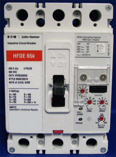 HFDE322532 w/ Ir 100-225 Trip Unit Circuit Breaker