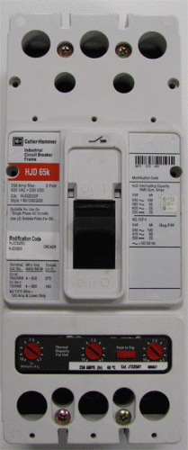 HJD3250F w/ JT3250T Trip Unit HJD3250 Mod. Code Circuit Breaker