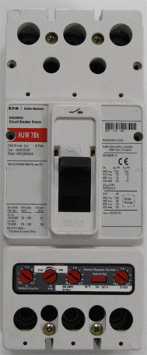 HJW3250F w/ CAT A 250 AMP Trip Unit Circuit Breaker