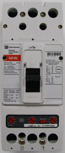 HJD3250F with JT3125TH12 Trip Unit Circuit Breaker