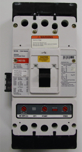 HKD3400F w/  KT3400T Trip Unit HKD3400T08 Mod. Code Circuit Breaker