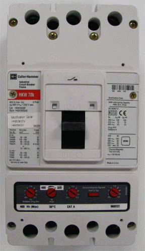 HKW3400F with CAT A Therm. Mag. Trip Circuit Breaker