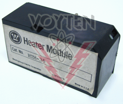 HTM-36 Overload Heater/Thermal Unit by Eaton, Cutler Hammer or Westinghouse
