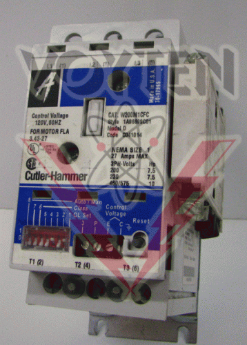 W200M1CFC Starter by Eaton, Cutler Hammer or Westinghouse