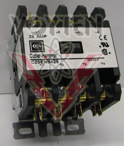 C25ENB425 Contactor by Eaton, Cutler Hammer or Westinghouse