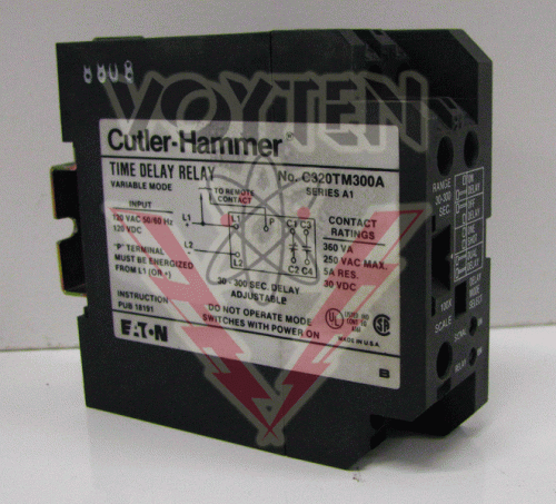C320TM300A Timer by Eaton, Cutler Hammer, or Westinghouse