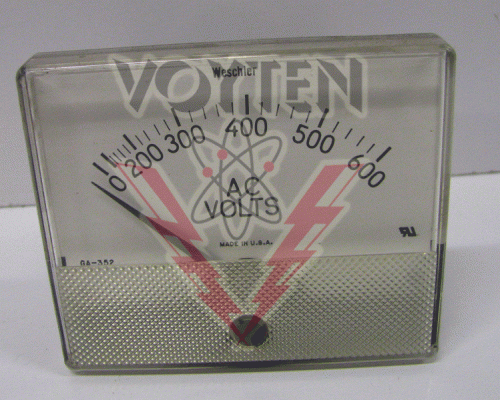 606B928A25 AC Voltmeter by Weschler