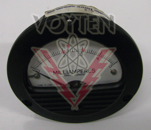 409C531A36 Amp Meter by Weschler