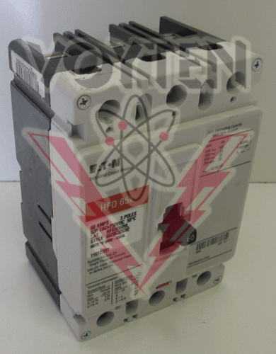 HFD3060VL Circuit Breaker by Eaton, Cutler Hammer or Westinghouse