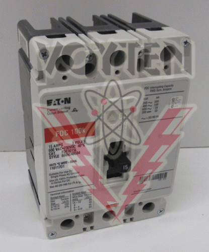 FDC3015L Circuit Breaker by Eaton, Cutler Hammer or Westinghouse
