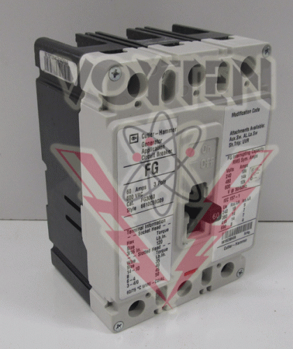 FG3060 Circuit Breaker by Eaton, Cutler Hammer or Westinghouse