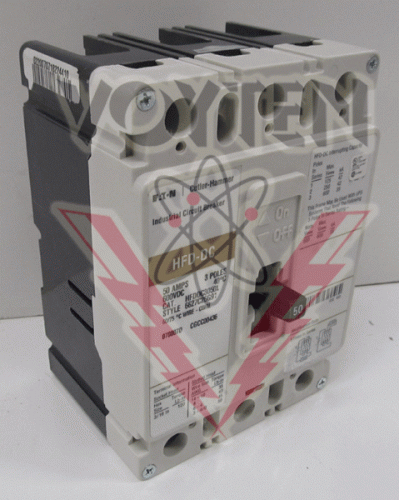 HFDDC3050L Circuit Breaker by Eaton, Cutler Hammer or Westinghouse