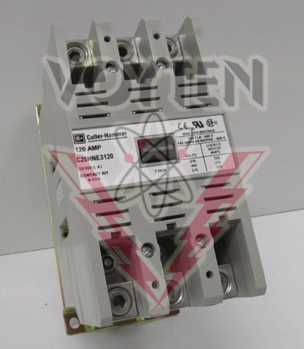 C25HNE3120C Contactor by Eaton, Cutler Hammer or Westinghouse