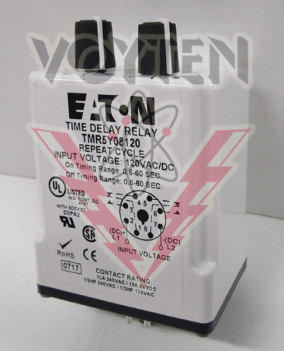 TMR5Y08120 Timer by Eaton, Cutler Hammer or Westinghouse