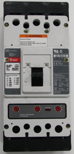 HMCP400J5 w/ In 825-1750 Amp Trip Unit Circuit Breaker