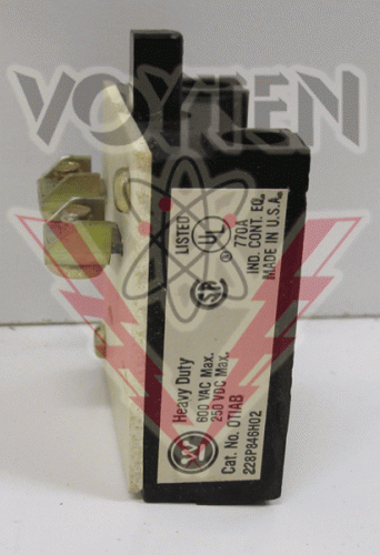 OT1AB Contact Block by Eaton, Cutler Hammer or Westinghouse