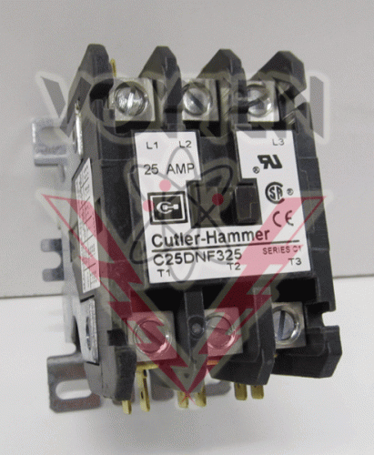 C25DNF325A Contactor by Eaton, Cutler Hammer or Westinghouse