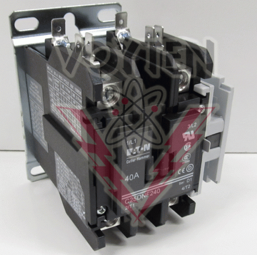 C25DNF340BA Contactor by Eaton, Cutler Hammer or Westinghouse