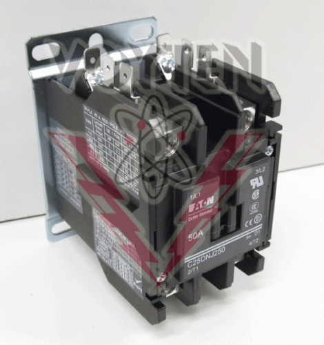 C25DNJ250A Contactor by Eaton, Cutler Hammer or Westinghouse