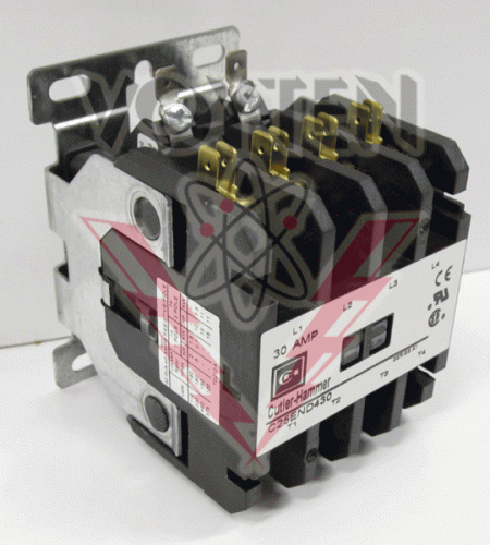 C25END430T Contactor by Eaton, Cutler Hammer or Westinghouse