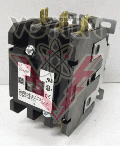 C25FNY20 Contactor by Eaton, Cutler Hammer or Westinghouse