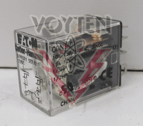 D7PR2R1 Relay by Eaton, Cutler Hammer or Westinghouse