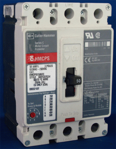 HMCPS050K2C w/ In 150-500 Amp Trip Unit Circuit Breaker