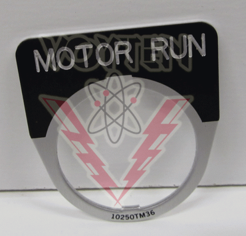 10250TM81 Legend Plate by Eaton, Cutler Hammer or Westinghouse