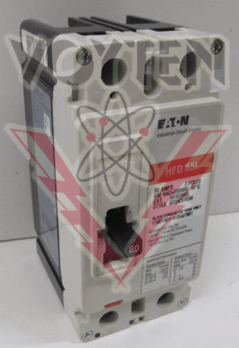 HFD2080L Circuit Breaker by Eaton, Cutler Hammer or Westinghouse