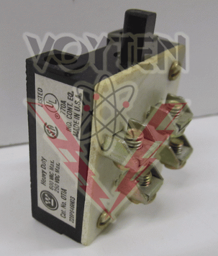OT1A Contact Block by Eaton, Cutler Hammer or Westinghouse