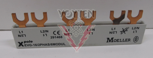 EVG-16/2PHAS/6MODUL Bus Bar by Klockner Moeller