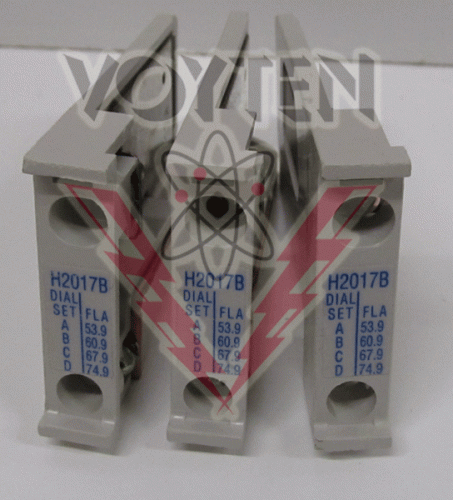 H2017B-3 Heaters by Eaton, Cutler Hammer or Westinghouse